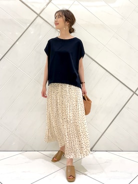 井上　裕美さん（レディース・158cm）の夏コーディネート