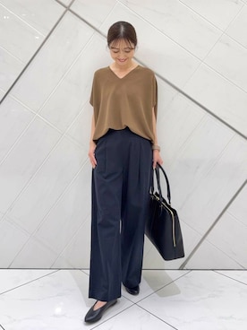 井上　裕美さん（レディース・158cm）の夏コーディネート