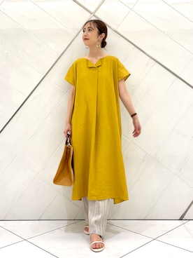 井上　裕美さん（レディース・158cm）の夏コーディネート