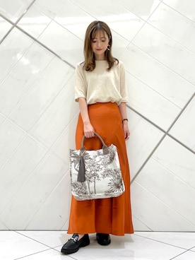 井上　裕美さん（レディース・158cm）の夏コーディネート