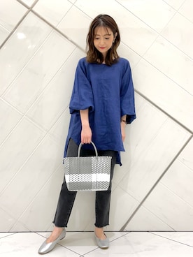 井上　裕美さん（レディース・158cm）の春コーディネート