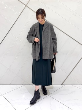 井上 裕美さん(レディース・158cm)の秋コーディネート