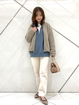 井上 裕美さん(レディース・158cm)の冬コーディネート