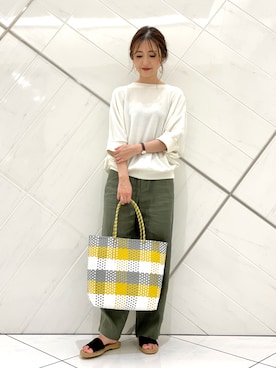 井上　裕美さん（レディース・158cm）の夏コーディネート