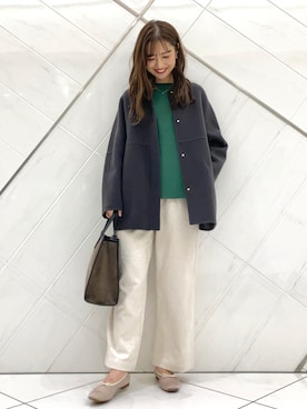 井上　裕美さん（レディース・158cm）の秋コーディネート