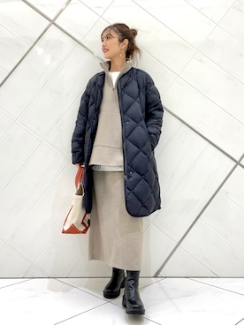 井上　裕美さん（レディース・158cm）の冬コーディネート