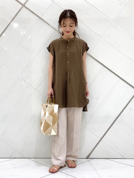 井上 裕美さん(レディース・158cm)の夏コーディネート