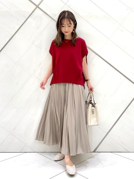 井上　裕美さん（レディース・158cm）の夏コーディネート