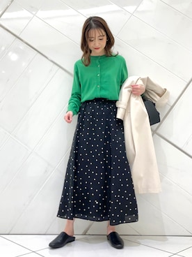 井上　裕美さん（レディース・158cm）の春コーディネート