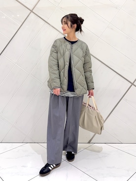 井上　裕美さん（レディース・158cm）の冬コーディネート