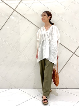 井上 裕美さん(レディース・158cm)の夏コーディネート