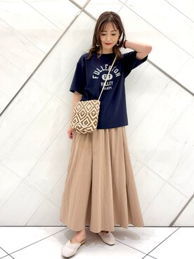 井上　裕美さん（レディース・158cm）の夏コーディネート