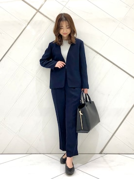 井上 裕美さん(レディース・158cm)の冬コーディネート