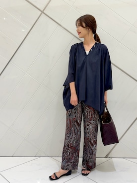 井上 裕美さん(レディース・158cm)の夏コーディネート