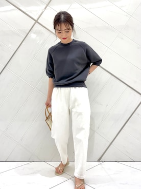 井上　裕美さん（レディース・158cm）の夏コーディネート