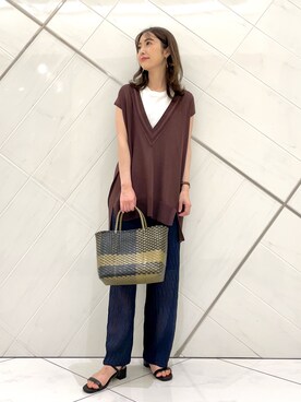 井上 裕美さん(レディース・158cm)の春コーディネート