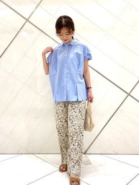 井上 裕美さん(レディース・158cm)の夏コーディネート