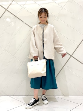 井上　裕美さん（レディース・158cm）の夏コーディネート