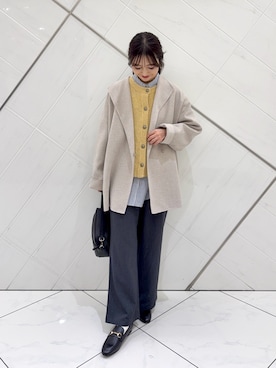 井上　裕美さん（レディース・158cm）の秋コーディネート