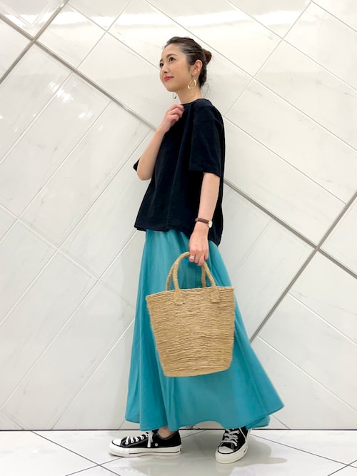 ARCH THE コットン混 スカート グリーン￼ サイズ1 コットンギャザースカート | Waltz | STUNNING LURE online shop