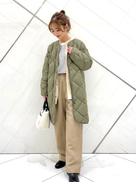 「URBAN RESEARCH DOORS」｜井上　裕美さん（レディース・158cm）の秋コーディネート