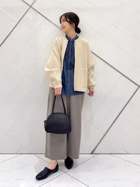 井上 裕美さん(レディース・158cm)の冬コーディネート