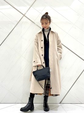 井上　裕美さん（レディース・158cm）の冬コーディネート