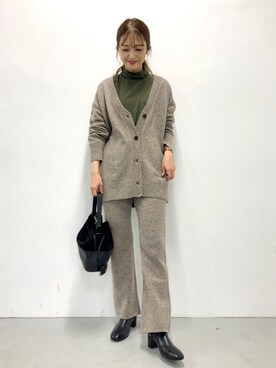 井上 裕美さん(レディース・158cm)の秋コーディネート