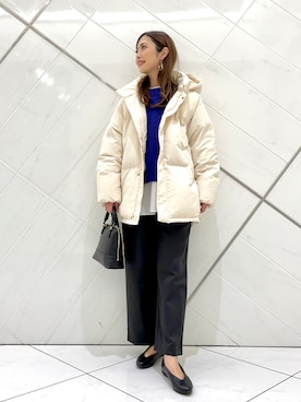 井上　裕美さん（レディース・158cm）の冬コーディネート