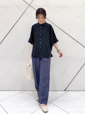 井上　裕美さん（レディース・158cm）の春コーディネート