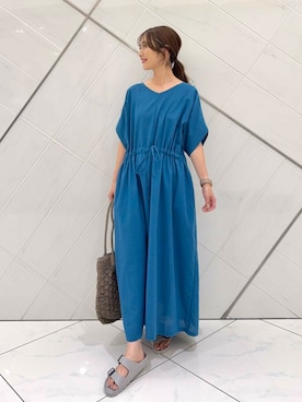 井上　裕美さん（レディース・158cm）の夏コーディネート