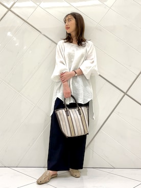 井上　裕美さん（レディース・158cm）の春コーディネート