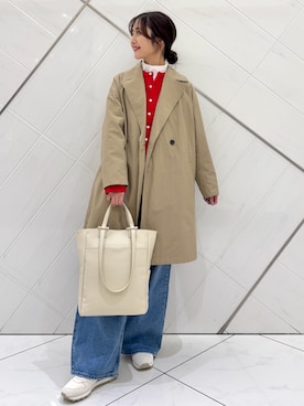 「RODE SKO（ロデスコ）のアイテム」を使った、井上　裕美さん（レディース・158cm）の冬コーディネート