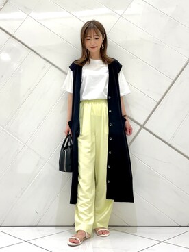 井上 裕美さん(レディース・158cm)の夏コーディネート