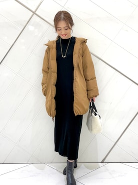 井上 裕美さん(レディース・158cm)の冬コーディネート