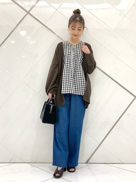 井上 裕美さん(レディース・158cm)の秋コーディネート