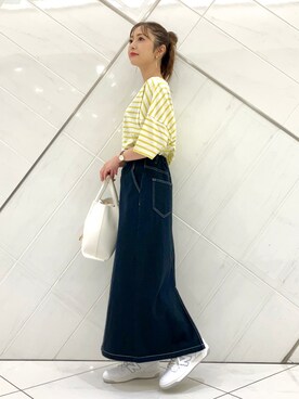 井上　裕美さん（レディース・158cm）の夏コーディネート