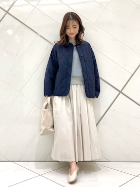 井上 裕美さん(レディース・158cm)の冬コーディネート