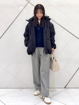 井上 裕美さん(レディース・158cm)の冬コーディネート