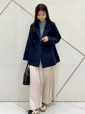 井上　裕美さん（レディース・158cm）の春コーディネート