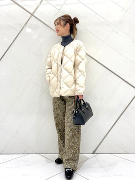 「URBAN RESEARCH DOORS」｜井上　裕美さん（レディース・158cm）の冬コーディネート