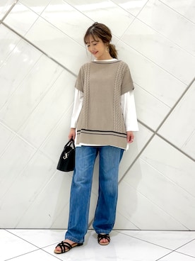 井上 裕美さん(レディース・158cm)の夏コーディネート