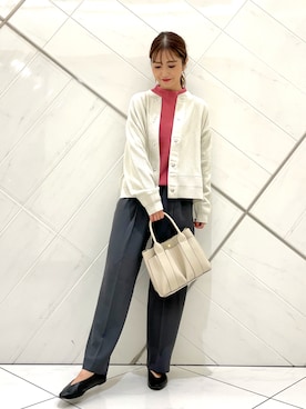 井上　裕美さん（レディース・158cm）の秋コーディネート