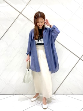 井上　裕美さん（レディース・158cm）の春コーディネート