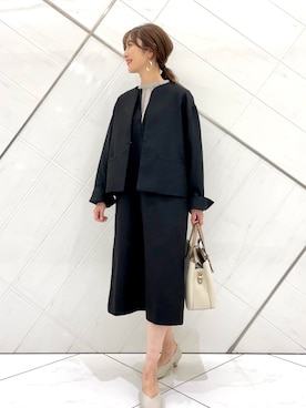 「URBAN RESEARCH DOORS」｜井上　裕美さん（レディース・158cm）の秋コーディネート