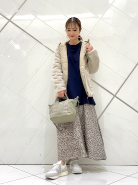 井上　裕美さん（レディース・158cm）の秋コーディネート