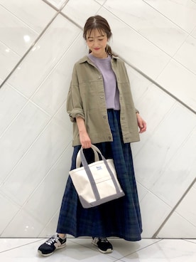 井上　裕美さん（レディース・158cm）の夏コーディネート