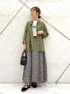井上　裕美さん（レディース・158cm）の秋コーディネート