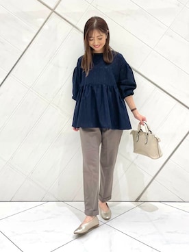 井上　裕美さん（レディース・158cm）の秋コーディネート