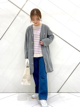 井上 裕美さん(レディース・158cm)の冬コーディネート